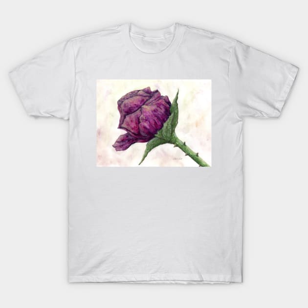 Violet rose T-Shirt by Kunst und Kreatives